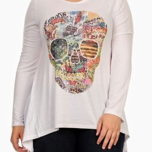 Skull long sleeve shirt